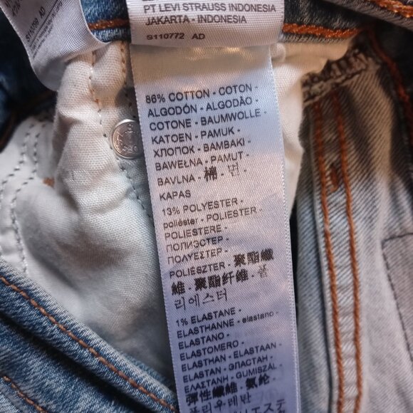 LEVI'S wedgie straight jeans (sz28) - Picture 13 of 16